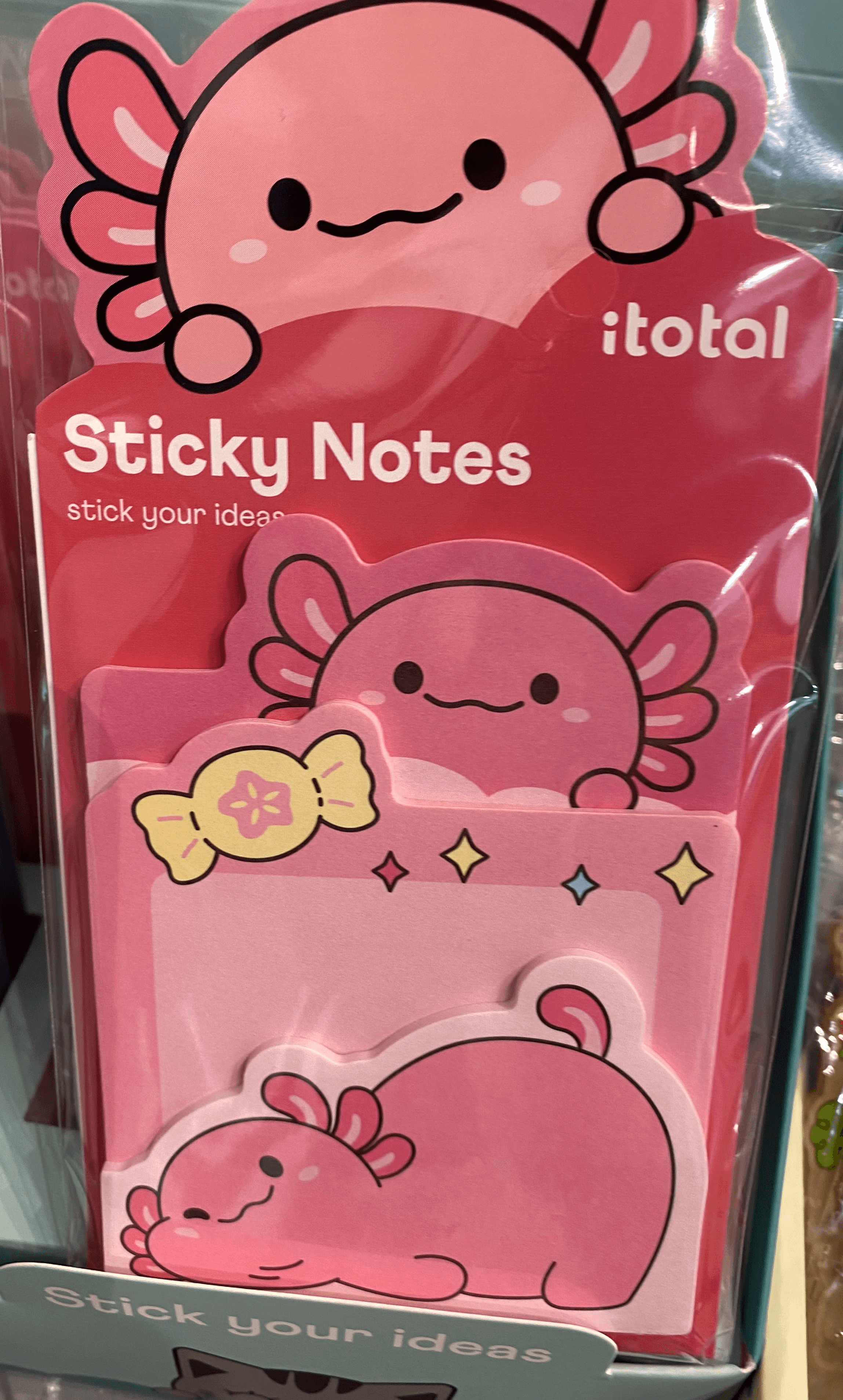 Bloc de notes adhésives Axolotl – Itotal